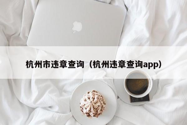 杭州市违章查询（杭州违章查询app）