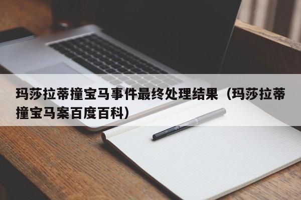 玛莎拉蒂撞宝马事件最终处理结果（玛莎拉蒂撞宝马案百度百科）